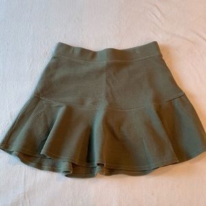 Aerie green mini skirt